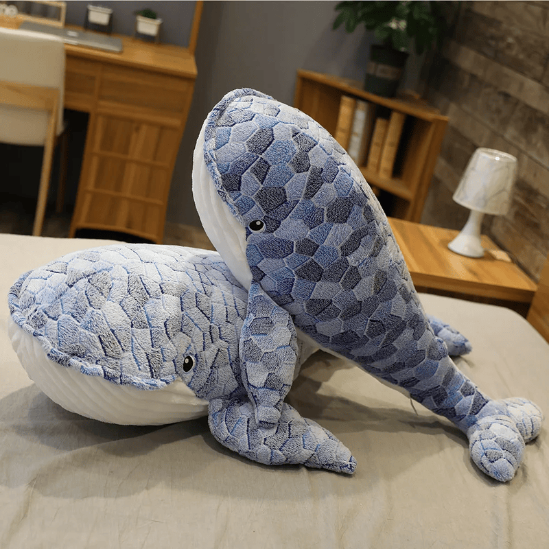 Peluche baleine écaille en peluche