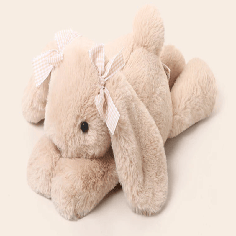 Peluche lapin couché