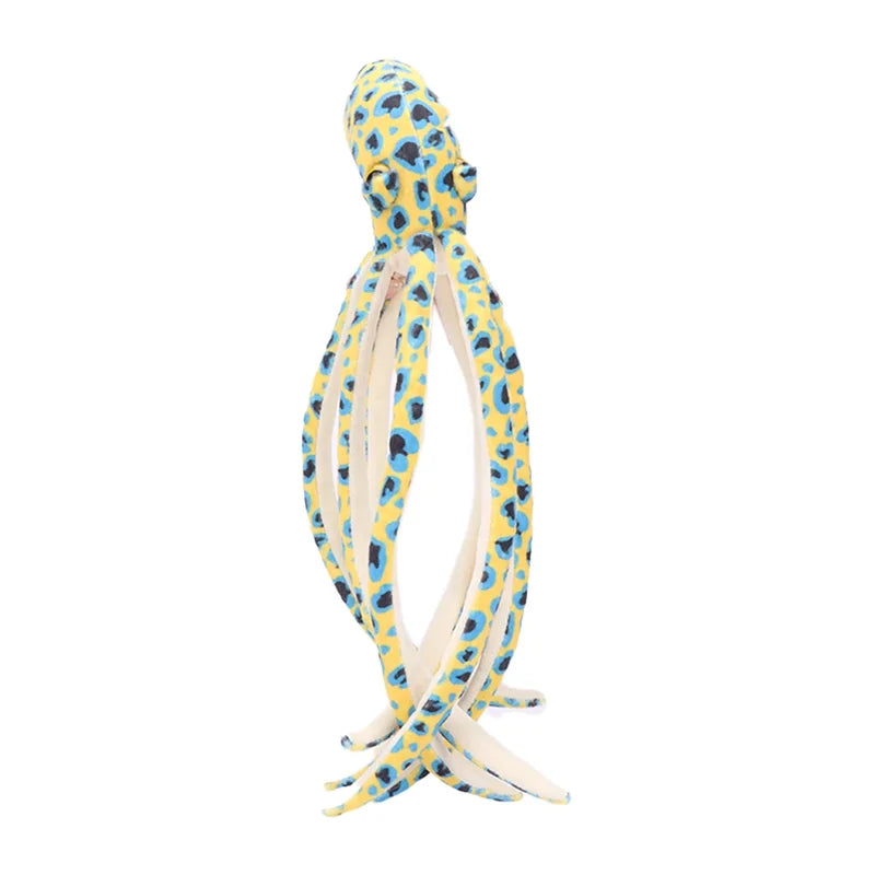 Peluche pieuvre à pois