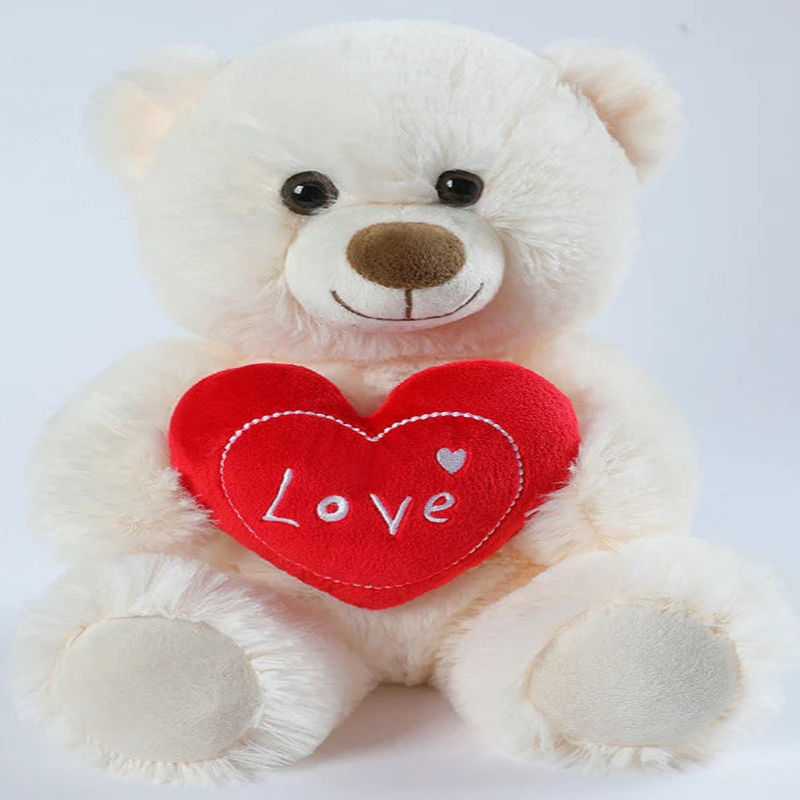 Ours en peluche avec un coeur