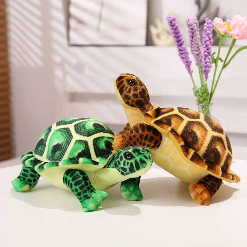 Peluche tortue écailles