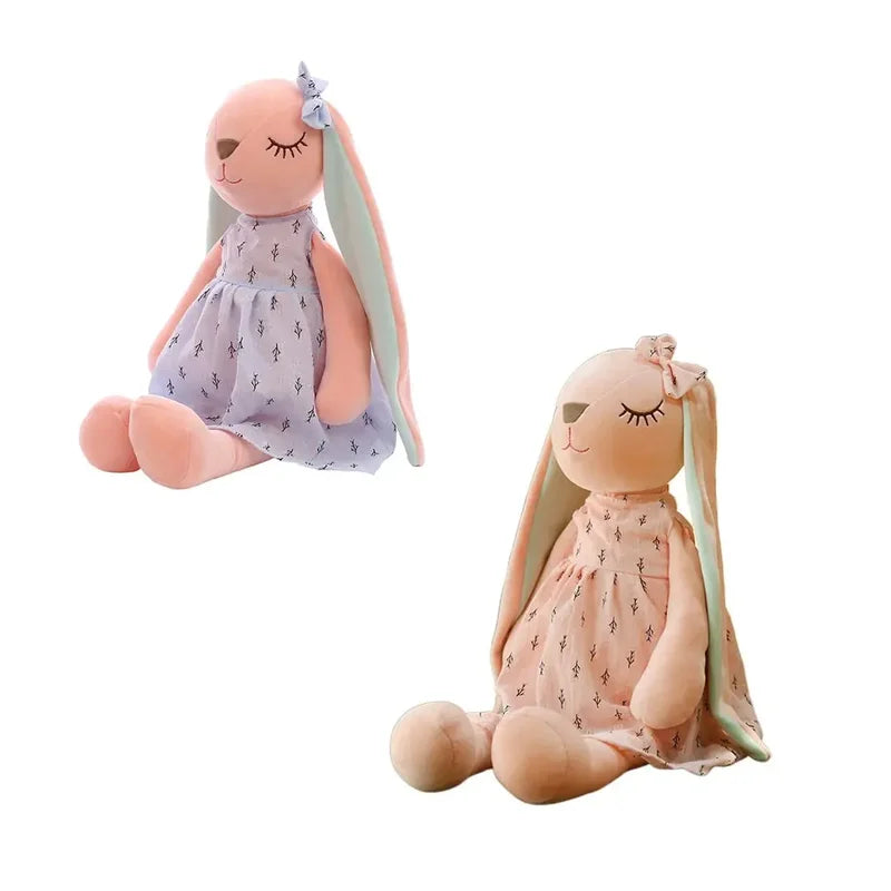 Peluche lapin endormi