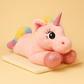 Grande peluche licorne rose