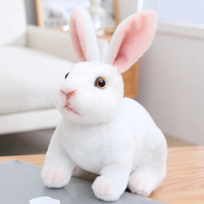 Peluche lapin réaliste