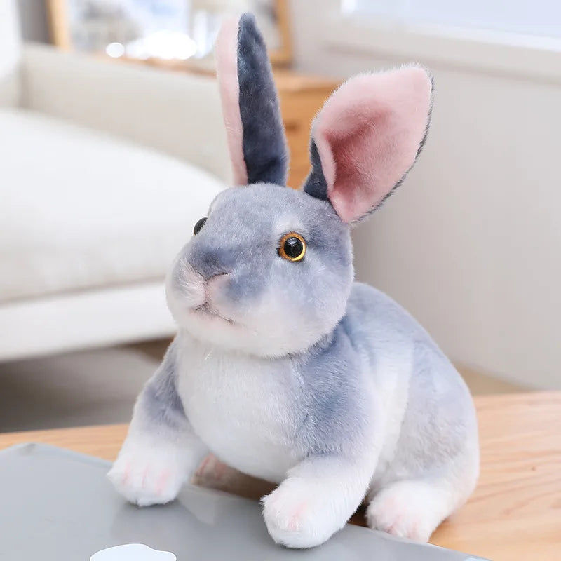 Peluche lapin réaliste