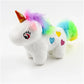 Mini peluche licorne multicolore