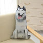 Oreiller en peluche chien Husky Siberien