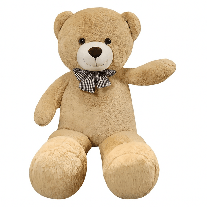 ours en peluche géante avec noeud papillon