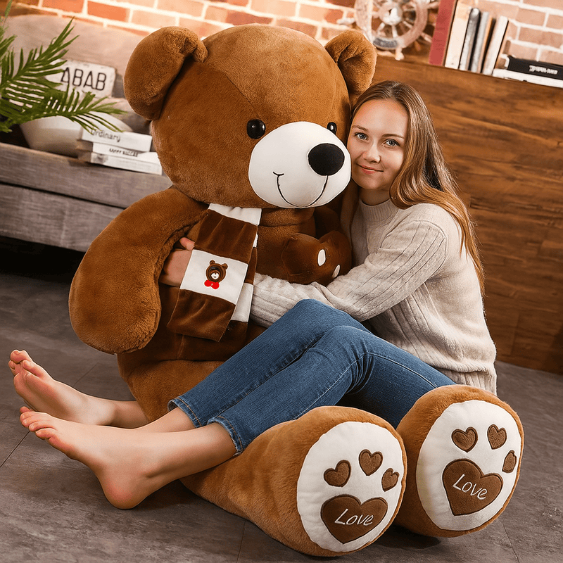 Ours en peluche géant