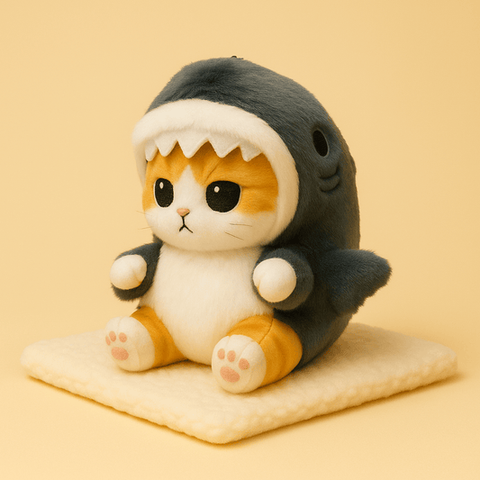 Peluche Chat Déguisé en Requin