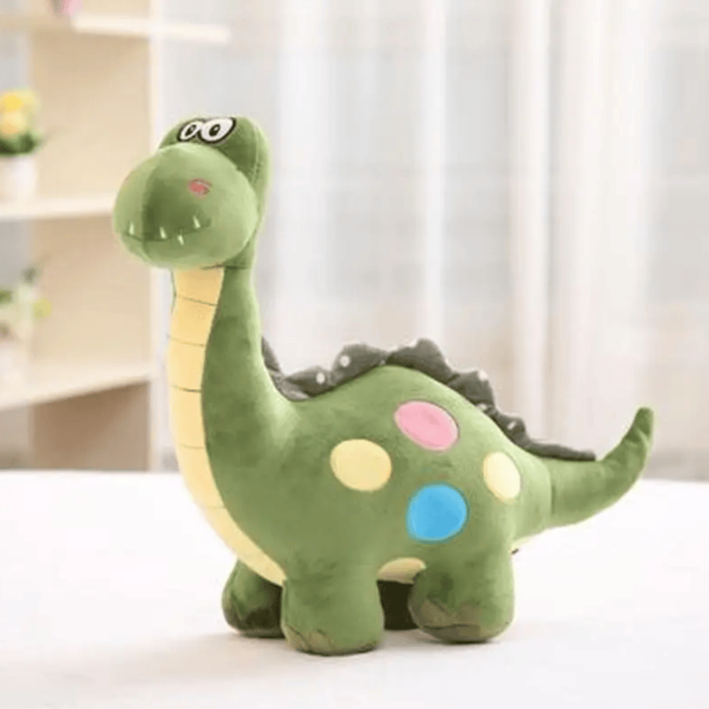 Peluche brontosaure coloré