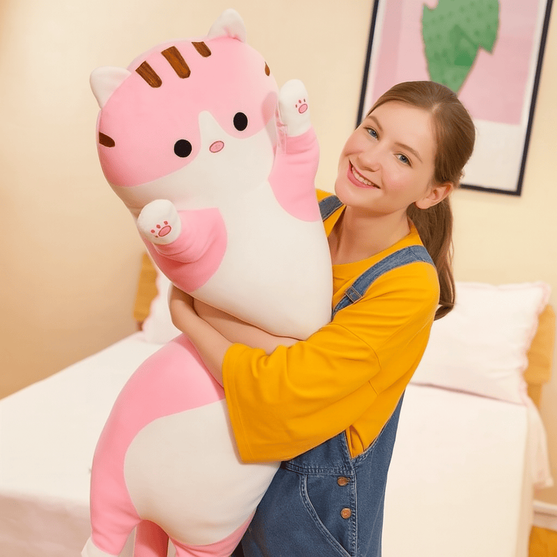 Peluche chat long