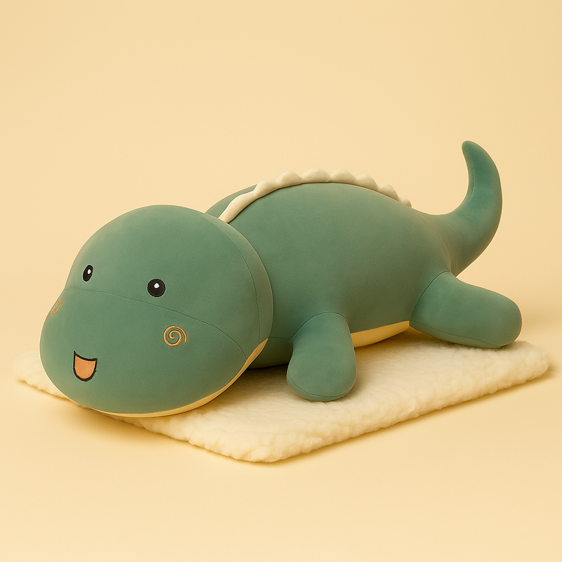 Peluche diplodocus coloré