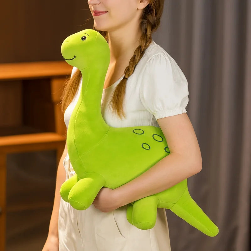 Peluche diplodocus verte