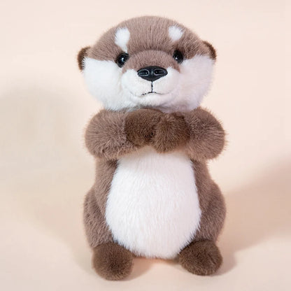Peluche loutre à câliner