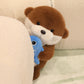 Peluche loutre avec son poisson Kawaii