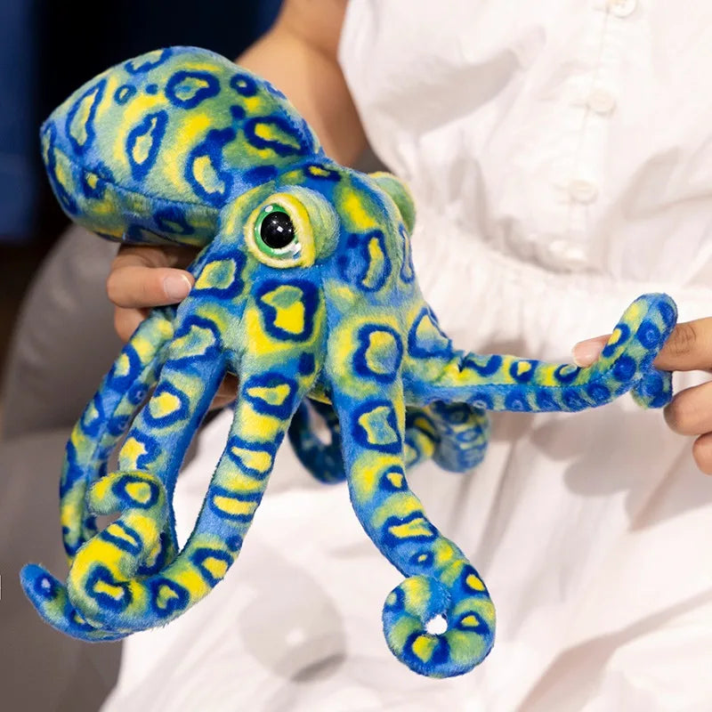 Peluche pieuvre tacheté