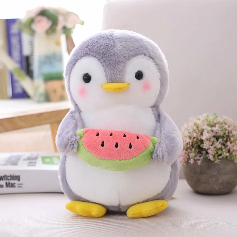 Peluche pingouin fruité