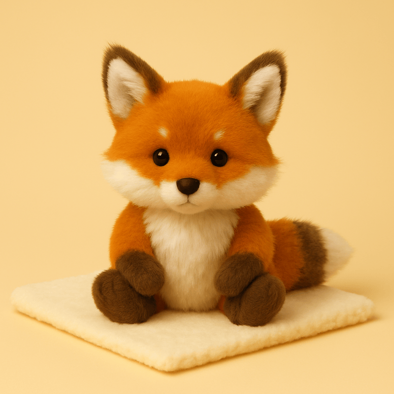 Peluche renard douce