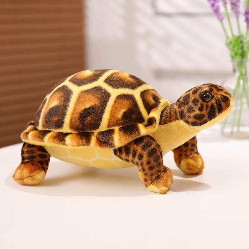 Peluche tortue écailles