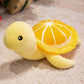 Peluche tortue citron