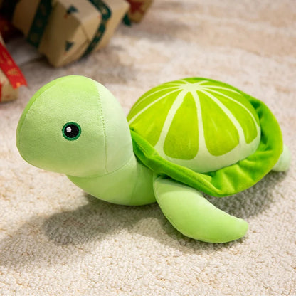 Peluche tortue citron