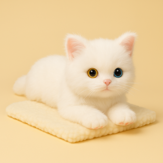 Grande peluche de chat réaliste