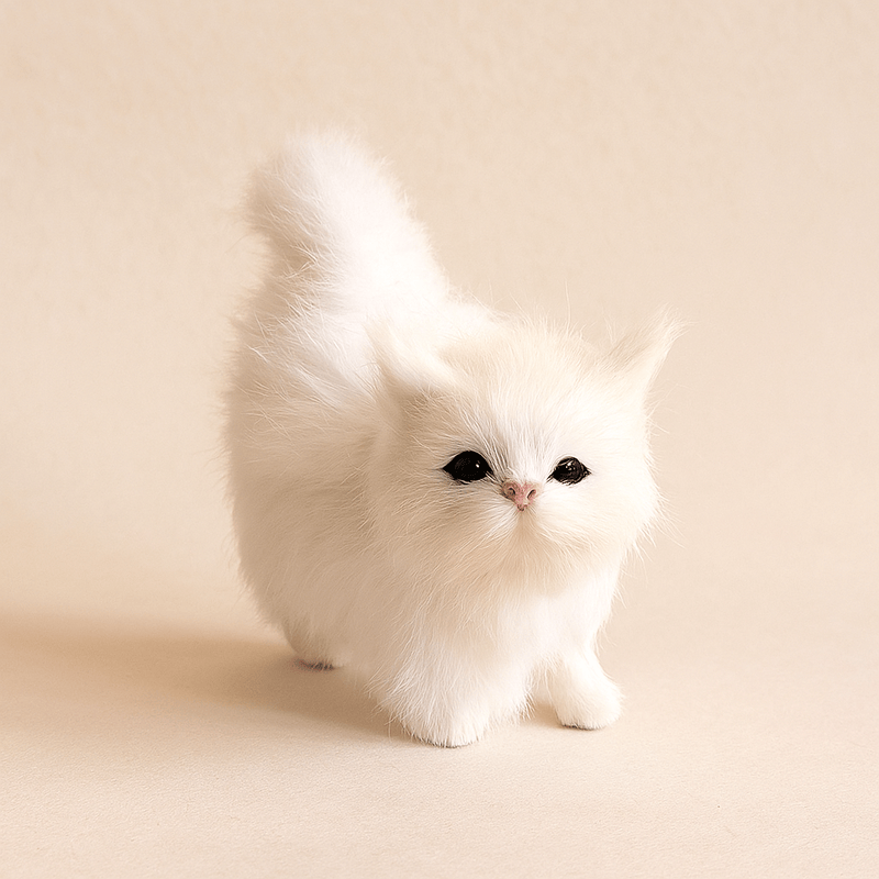 Peluche de chat réaliste