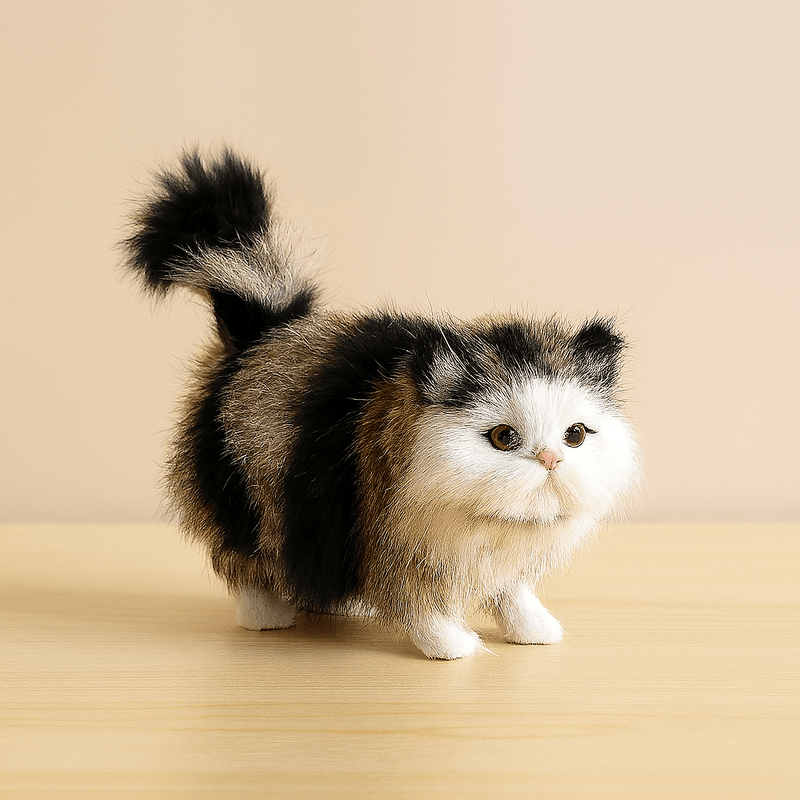 Peluche de chat réaliste