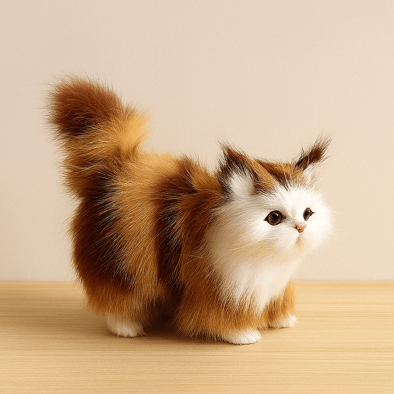 Peluche de chat réaliste