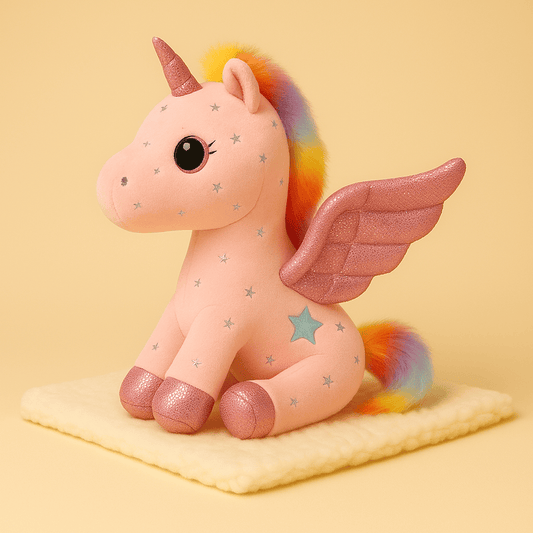 Peluche licorne ange