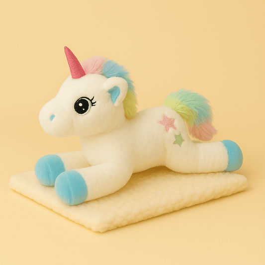 Peluche licorne arc-en-ciel kawaii