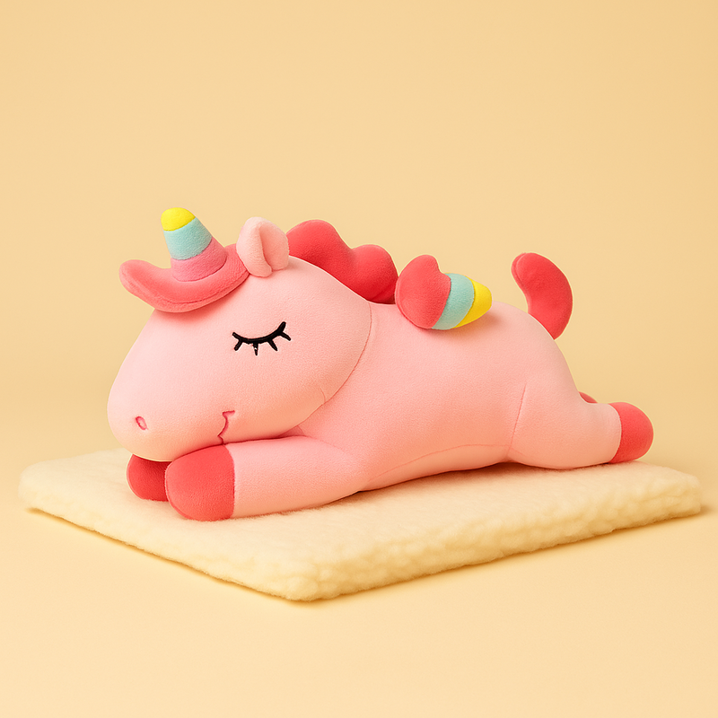 Peluche licorne endormi