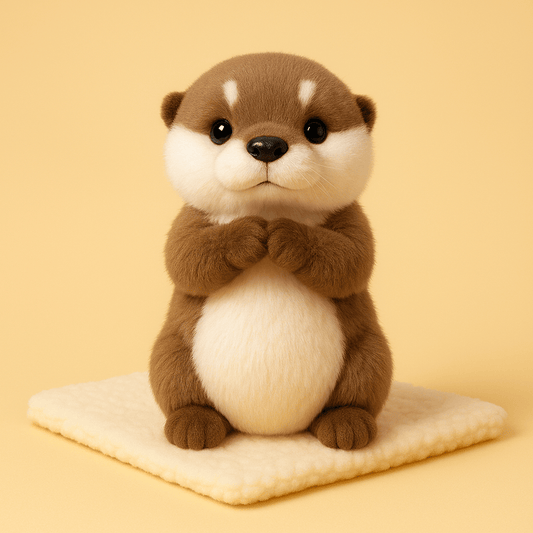 Peluche loutre à câliner