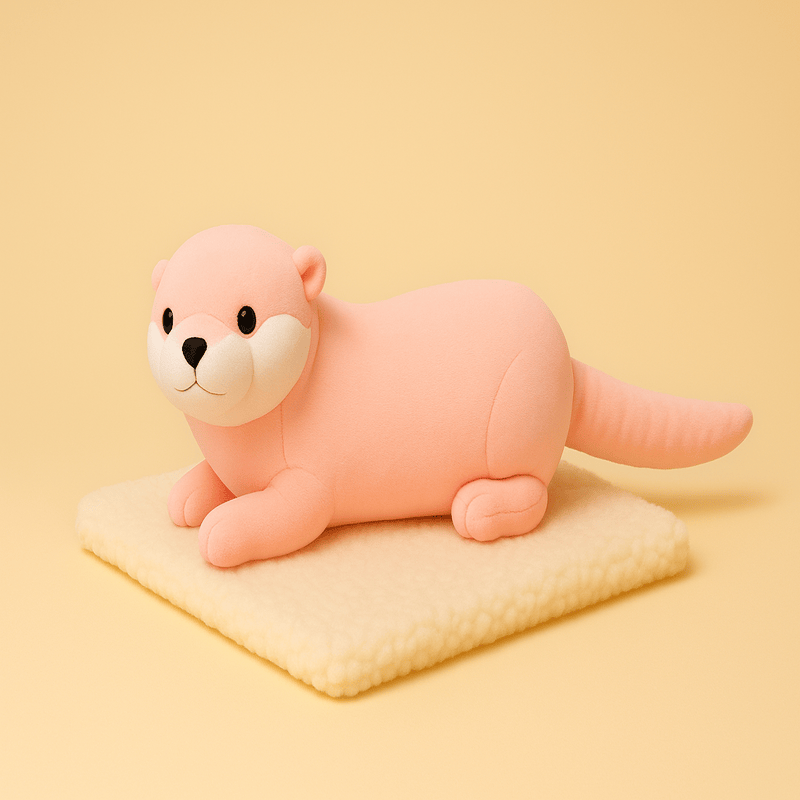 Peluche loutre coloré