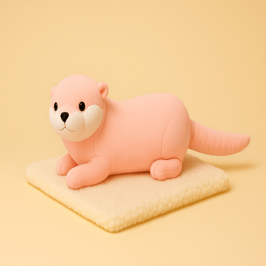 Peluche loutre coloré