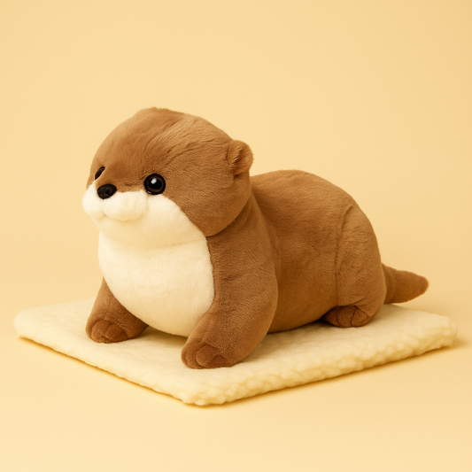 Peluche loutre réaliste