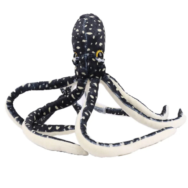 Peluche pieuvre à pois