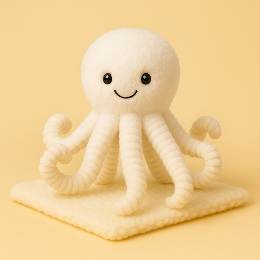 Peluche pieuvre coloré