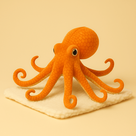 Peluche pieuvre réaliste