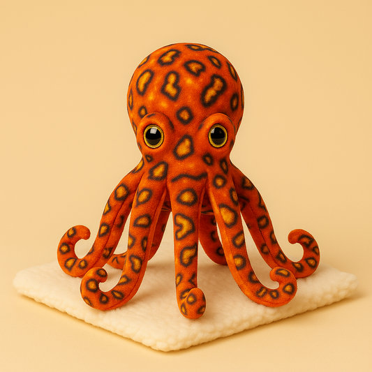 Peluche pieuvre tacheté