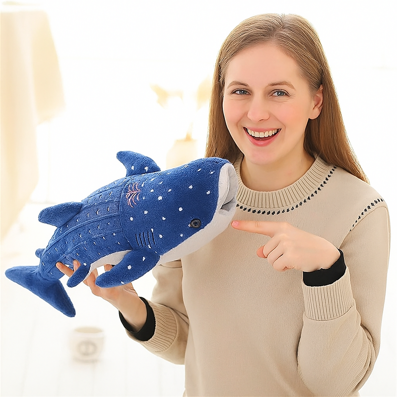 Peluche requin baleine