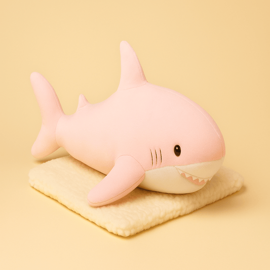 Peluche requin arc-en-ciel