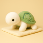 Peluche tortue blanche