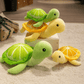 Peluche tortue citron