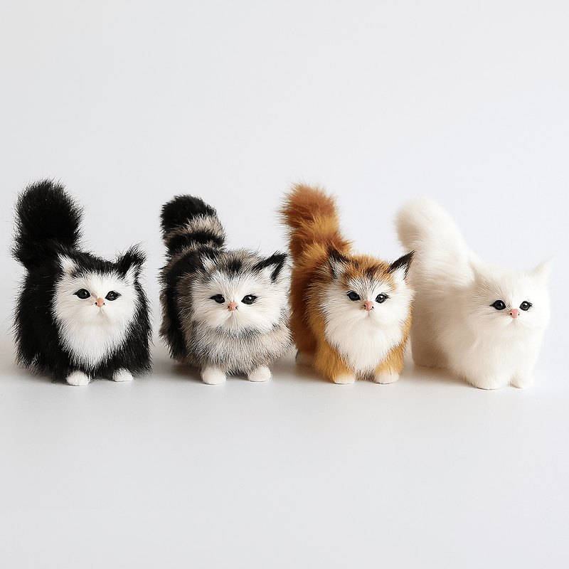 Peluche de chat réaliste