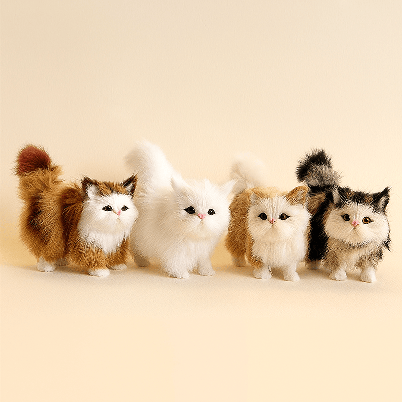 Peluche de chat réaliste