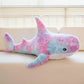 Peluche requin arc-en-ciel