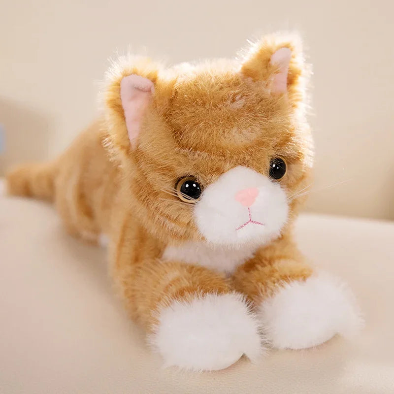 Grande peluche de chat réaliste