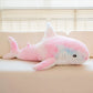 Peluche requin arc-en-ciel